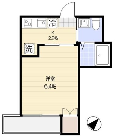 仮称）ＮＣ幕張町５丁目アパート弐番館新築工事の物件間取画像